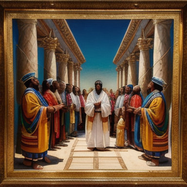 Tribe of Levi performing a religious ritual