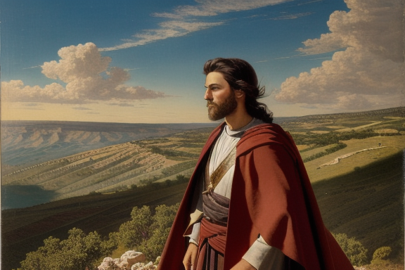 Portrait of Elijah on Mount Carmel