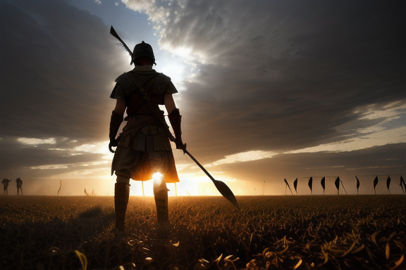 Sama defending the field of lentils against the Philistines